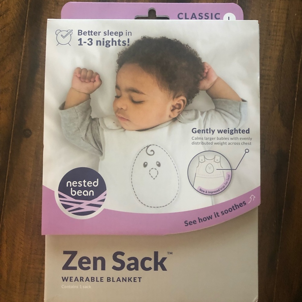 Nested Bean Classic sleep sack.